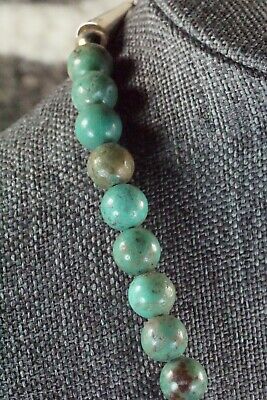Turquoise & Sterling Silver Necklace - Navajo