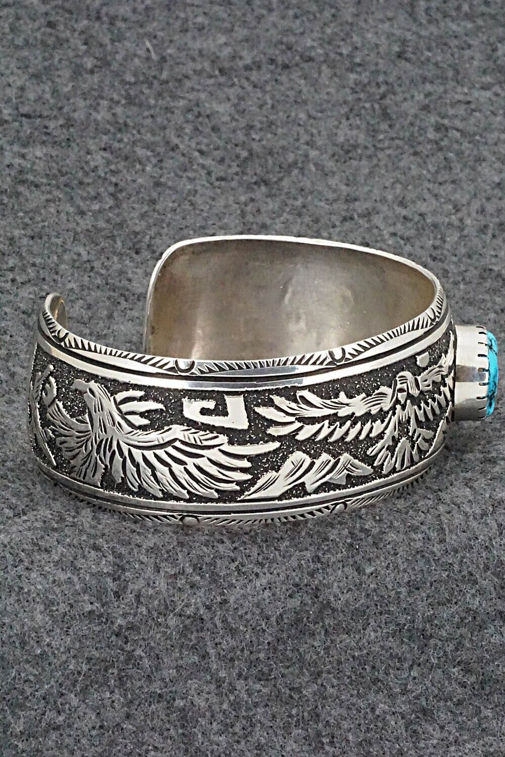 Turquoise and Sterling Silver Bracelet - Richard Singer