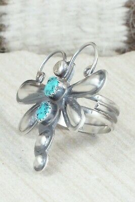 Turquoise and Sterling Silver Ring - Tim Yazzie - 8