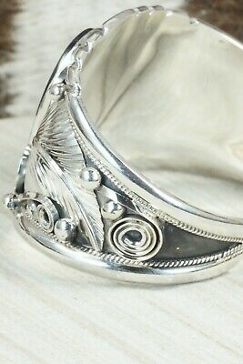 White Buffalo & Sterling Silver Bracelet - Darrell Morgan