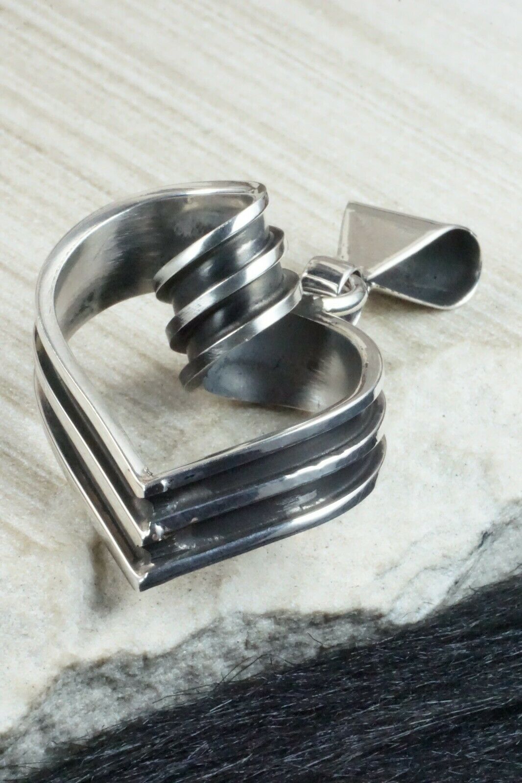 Sterling Silver Pendant - Tom Hawk