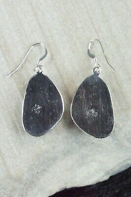 Turquoise & Sterling Silver Earrings - Lee Shorty