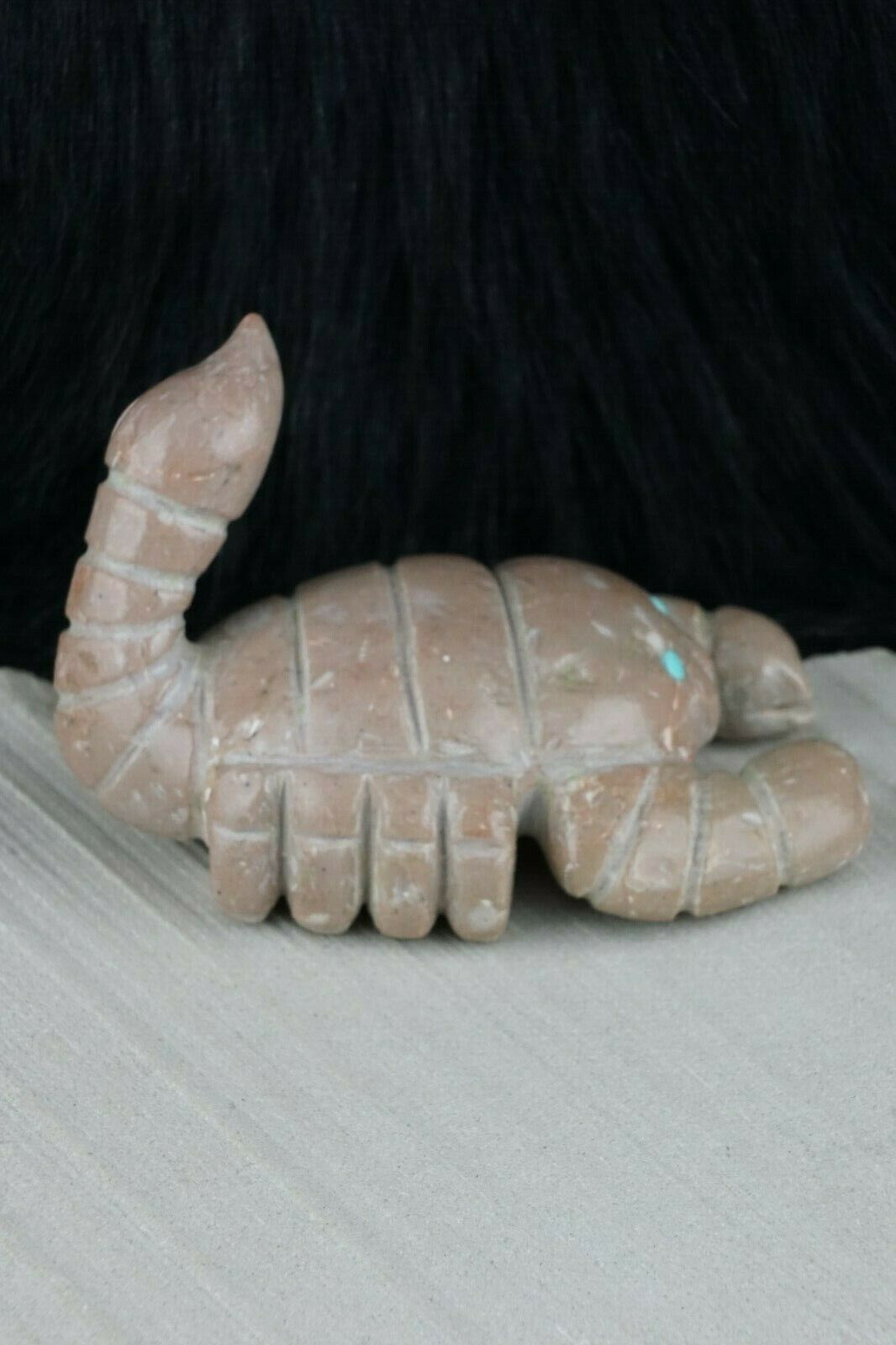 Scorpion Zuni Fetish Carving - Jonas Hastito - High Lonesome Trading
