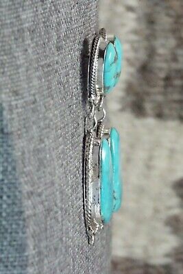 Turquoise & Sterling Silver Earrings - Verley Betone