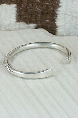 Navajo Sterling Silver Bracelet - Elaine Tahe