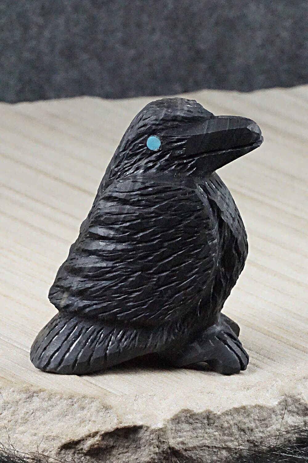 Crow Zuni Fetish Carving - Tony Mackel