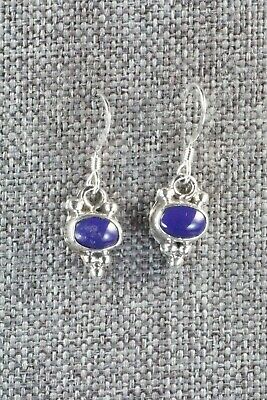 Lapis & Sterling Silver Earrings - Elaine Shirley