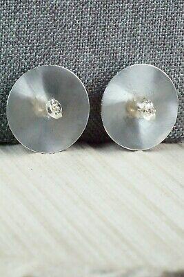 Multi Stone Inlay & Sterling Silver Earrings - Yelmo Natachu - High Lonesome Trading