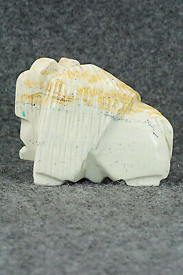 Buffalo Zuni Fetish Carving - Gilbert Lonjose