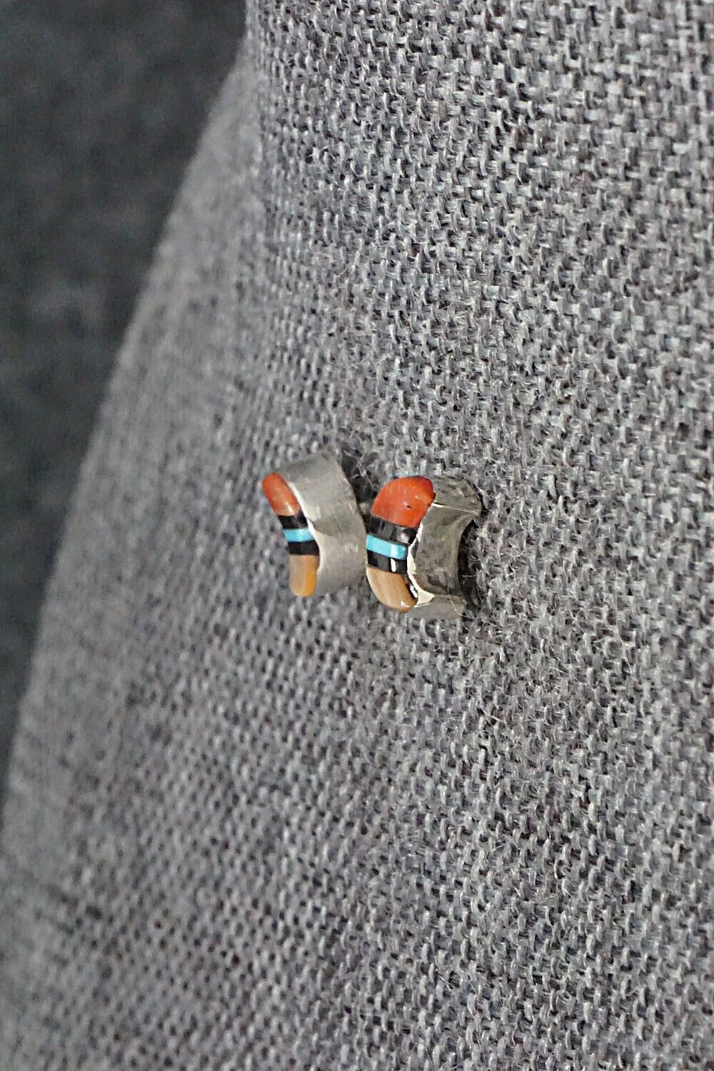 Multi Stone & Sterling Silver Earrings - Francisco Chapito