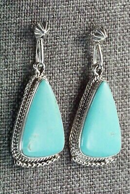 Turquoise & Sterling Silver Earrings - Sharon McCarthy