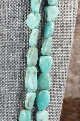 Turquoise and Sterling Silver Necklace - Navajo