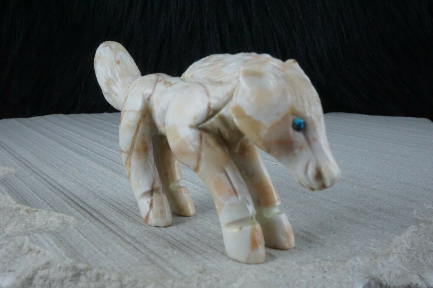 Horse Zuni Fetish Carving - Jonas Hastito - High Lonesome Trading