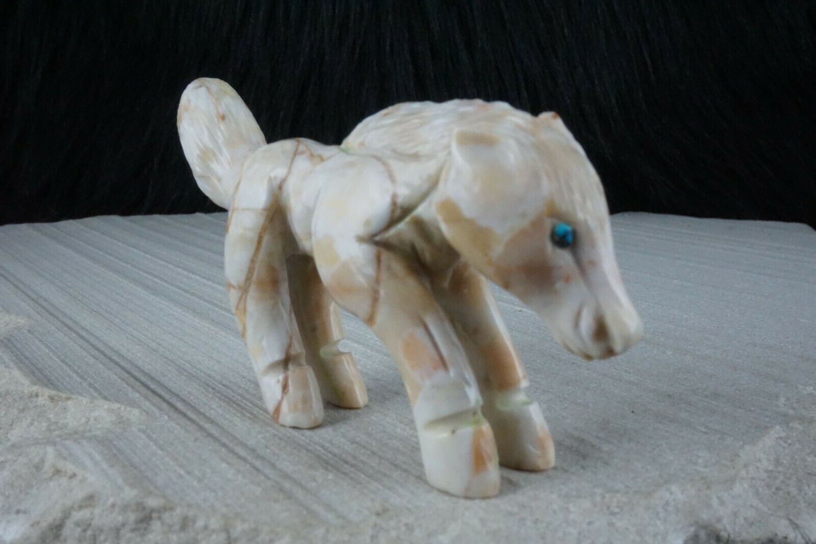 Horse Zuni Fetish Carving - Jonas Hastito - High Lonesome Trading