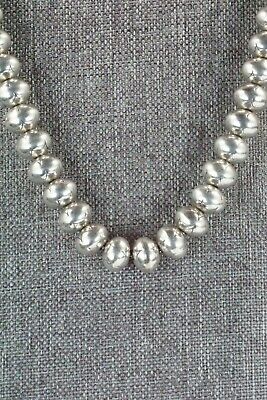 Sterling Silver Navajo Pearl Necklace - Jan Mariano
