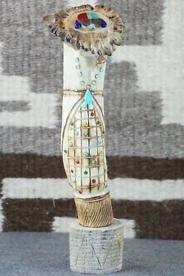 Corn Maiden Zuni Fetish Carving - Roger Shebola