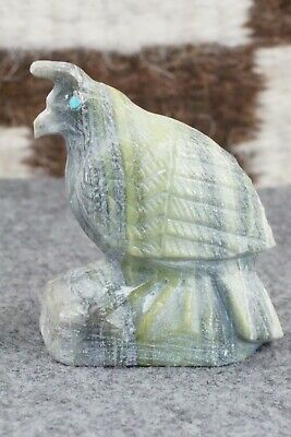 Quail Zuni Fetish Carving - Derrick Kaamasee