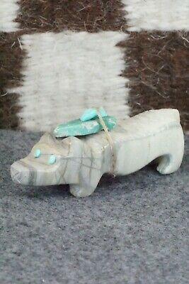 Wolf Zuni Fetish Carving - Taylor Gia - High Lonesome Trading