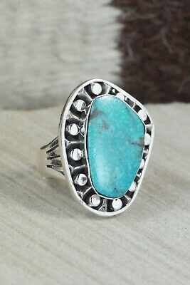 Turquoise & Sterling Silver Ring - Jimson Belin - Size 6.5