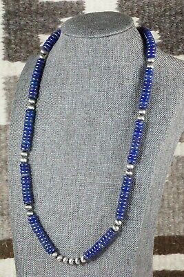 Lapis & Sterling Silver Necklace - Navajo