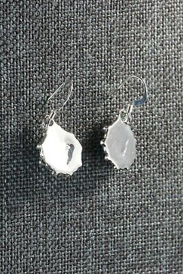 Navajo Turquoise & Sterling Silver Earrings - Freida Martinez