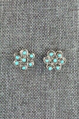 Turquoise & Sterling Silver Earrings - Waylon Johnson