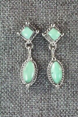 Turquoise & Sterling Silver Earrings - Bucky Belin