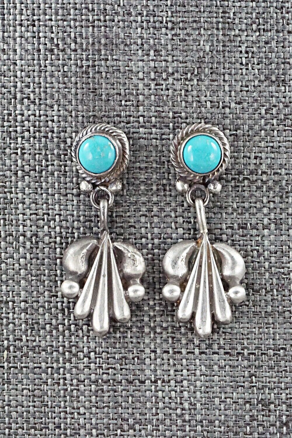 Turquoise & Sterling Silver Earrings - Annie Spencer