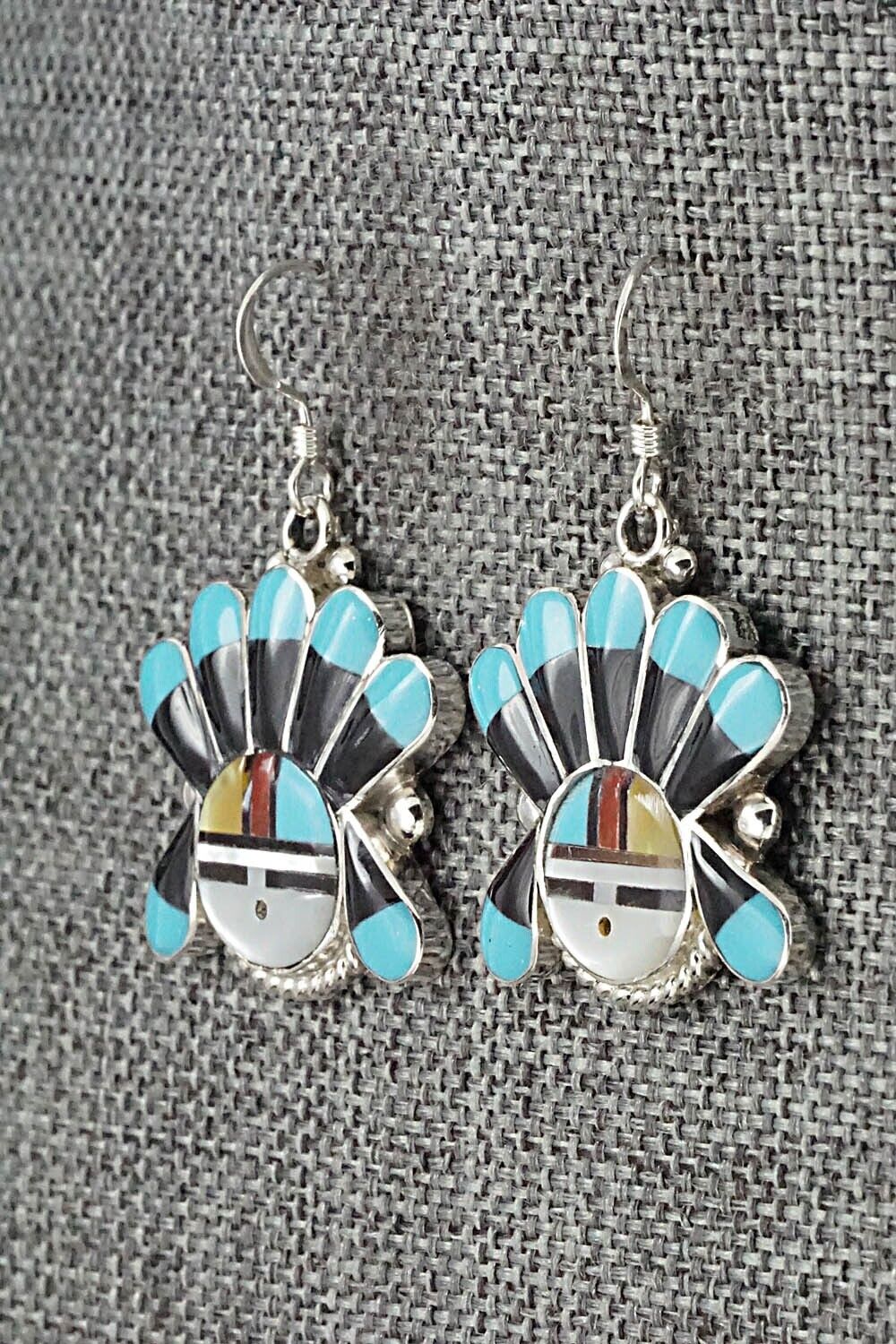 Multi Stone & Sterling Silver Earrings - Clarence Niha