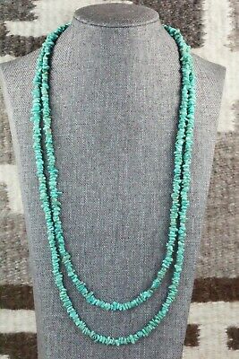 Turquoise & Sterling Silver Necklace - Navajo