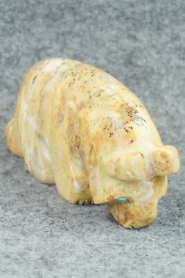 Mountain Lion Zuni Fetish Carving - Reynold Lunasee
