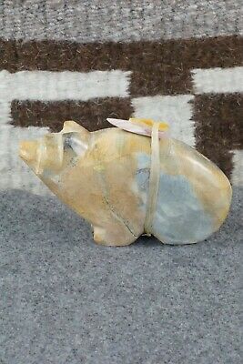 Bear Zuni Fetish Carving - Delvin Leekya