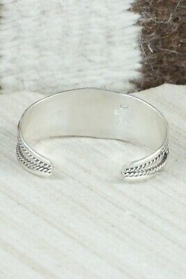 Coral and Sterling Silver Bracelet - Harrison & Betty Begaye