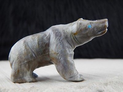 Bear Zuni Fetish Carving - Herbert Him - High Lonesome Trading