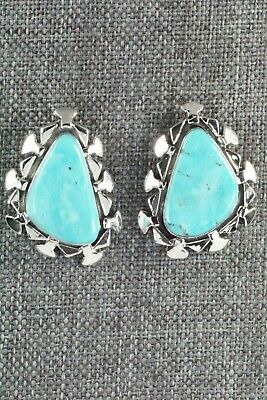 Turquoise and Sterling Silver Earrings - Sharon McCarthy