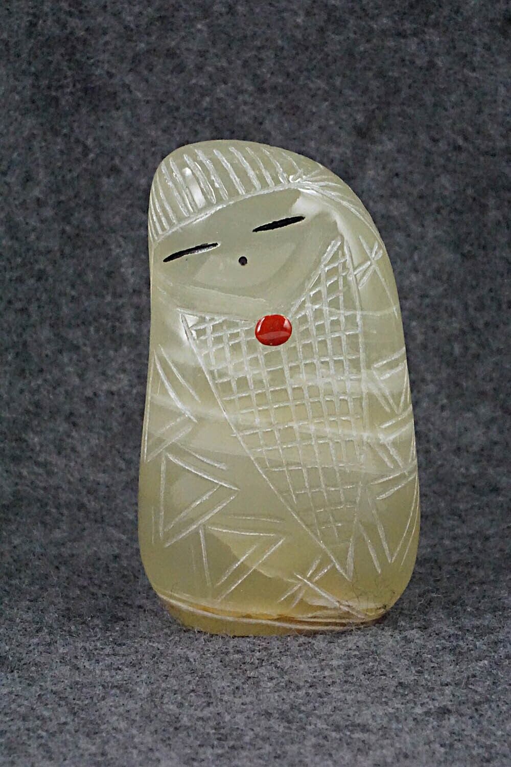 Corn Maiden Zuni Fetish Carving - Daniel Chattin