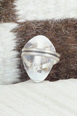 Spiny Oyster & Sterling Silver Ring - Selina Warner - Size 8