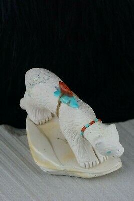 Mountain Lion Zuni Fetish Carving - Darrell Westika - High Lonesome Trading