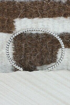 Navajo Sterling Silver Bracelet - Elaine Tahe