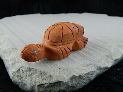 Turtle Zuni Fetish Carving - Louise Ponchuella - High Lonesome Trading