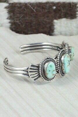 Turquoise and Sterling Silver Bracelet - Jess Martinez