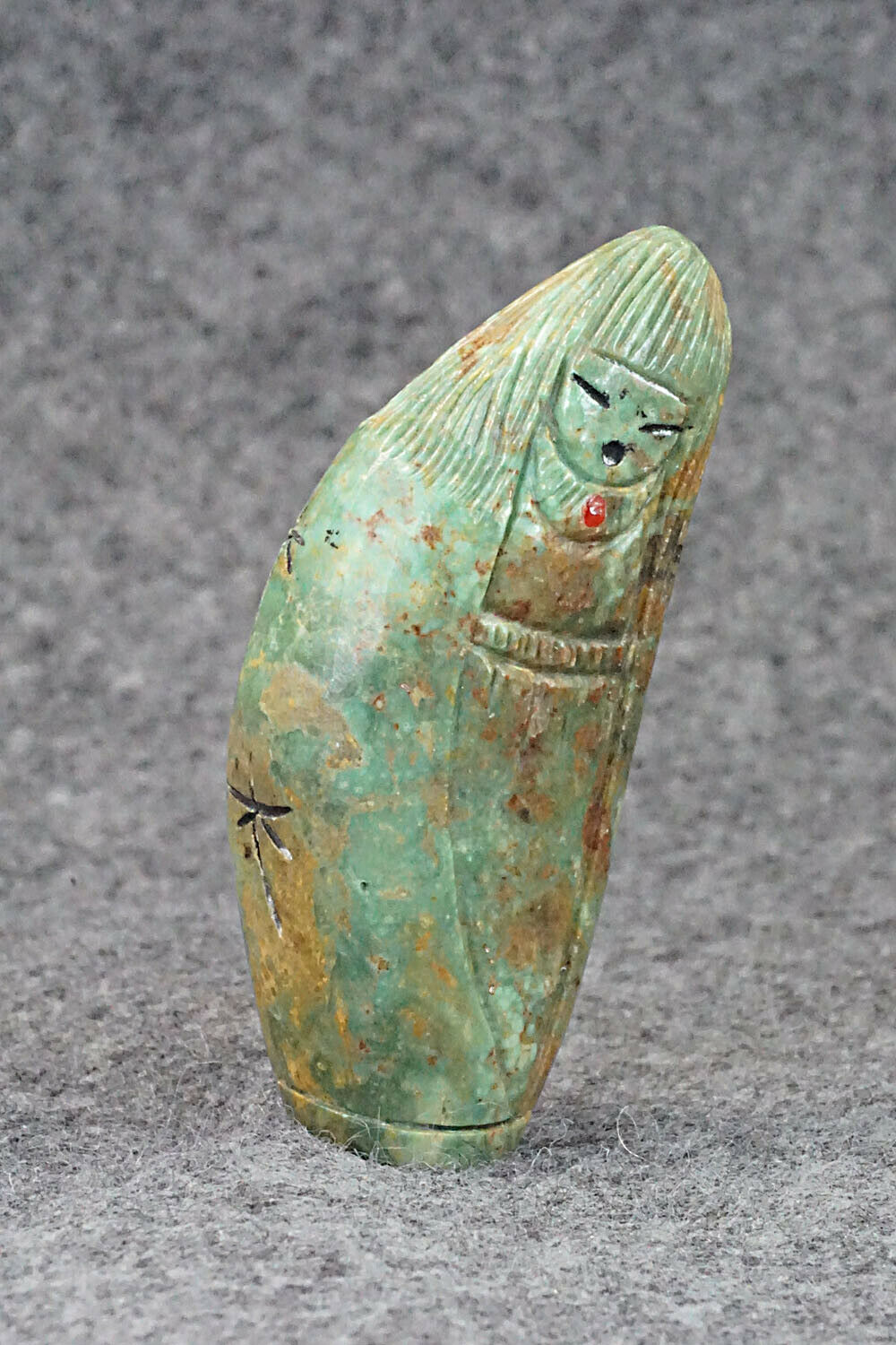 Corn Maiden Zuni Fetish Carving - Sandra Quandelacy