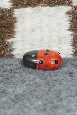 Lady Bug Zuni Fetish Carving - Reynold Lunasee