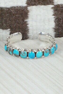 Turquoise & Sterling Silver Bracelet - Tom Lewis