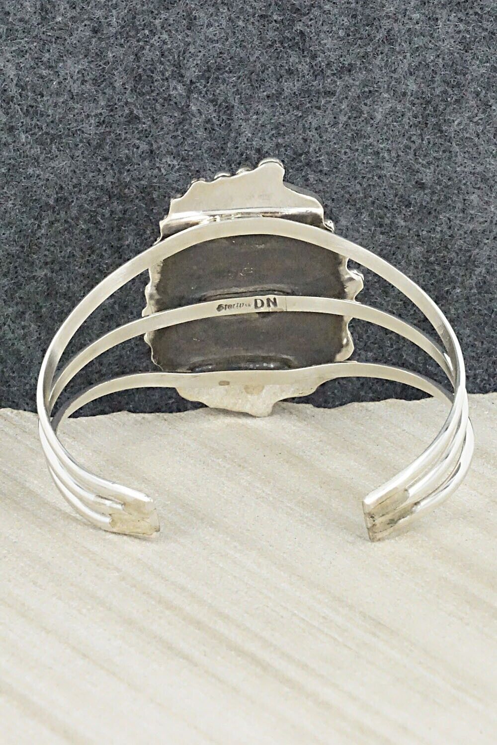 Turquoise & Sterling Silver Bracelet - Donavan Nez