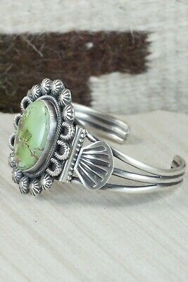 Turquoise and Sterling Silver Bracelet - Leon Martinez