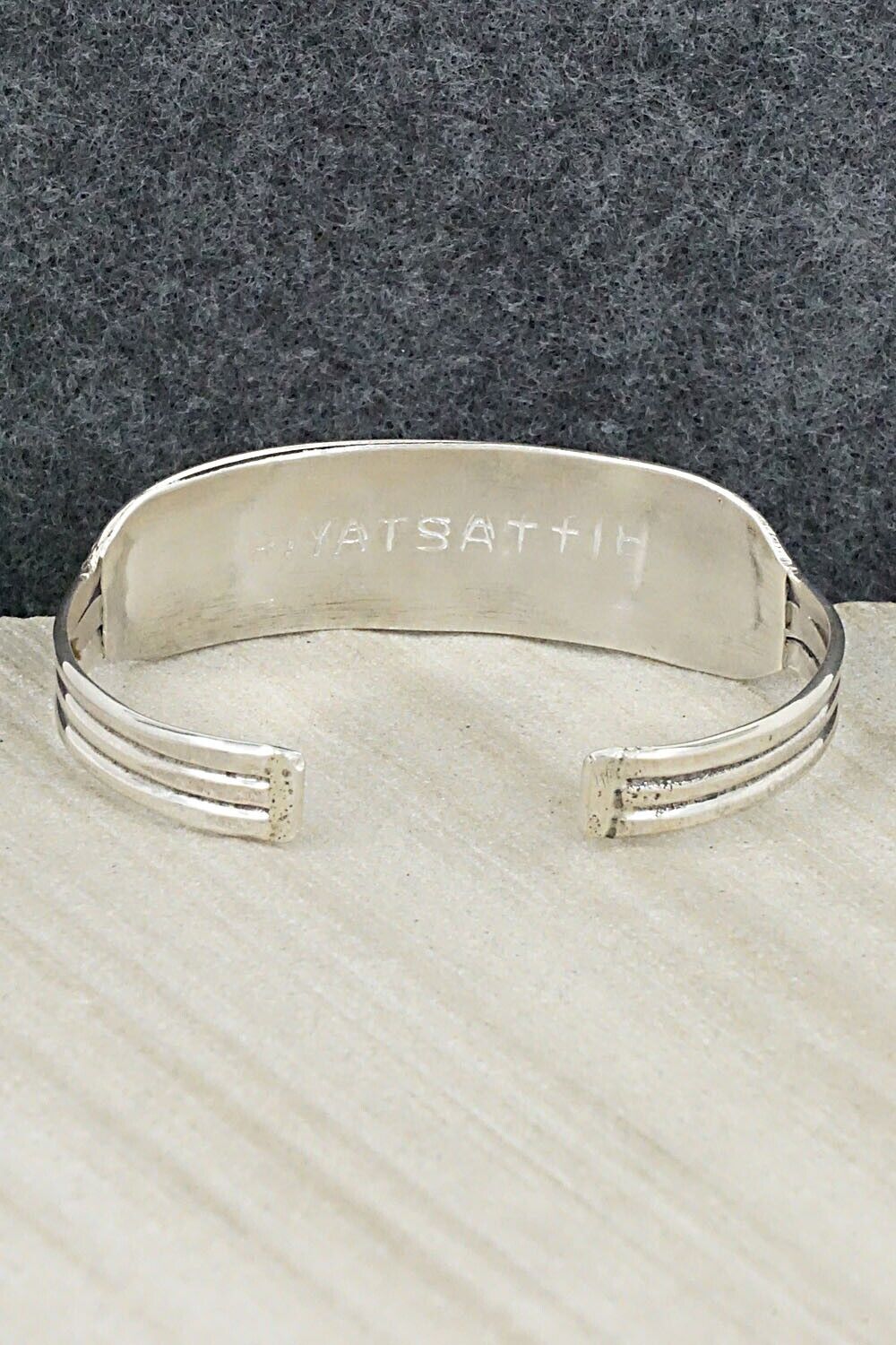 Turquoise & Sterling Silver Bracelet - Ronald Yatsattie