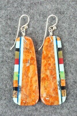Multi Stone & Sterling Silver Earrings - Ronald Chavez
