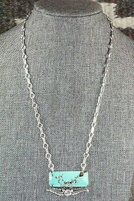 Turquoise & Sterling Silver Necklace - Greg Yazzie