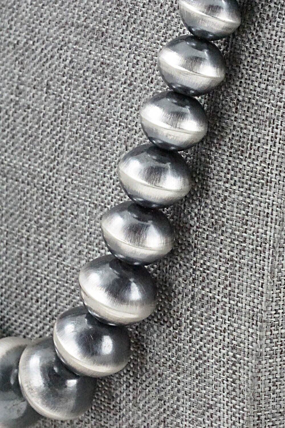 Navajo Pearl Sterling Silver Necklace Set - Preston Haley